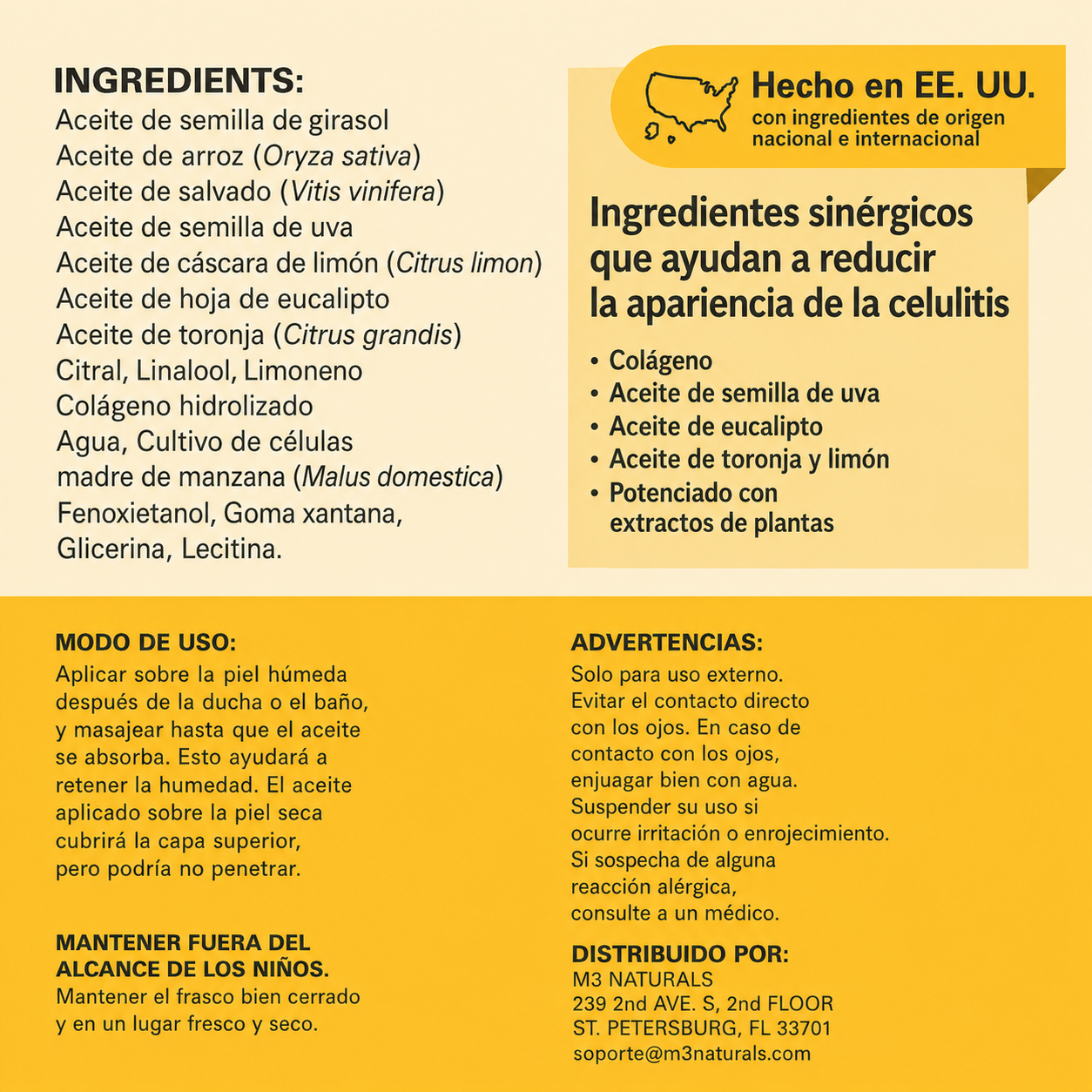 M3 Masaje anticelulítico Natural